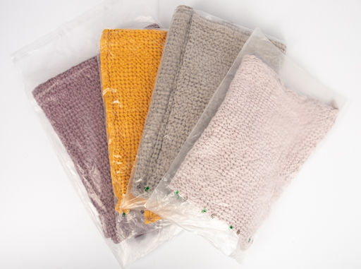 Полотенце 23С68-ШР/у. 75*130 "Зефир" цв. 1929 рис. 415 светло-сиреневый