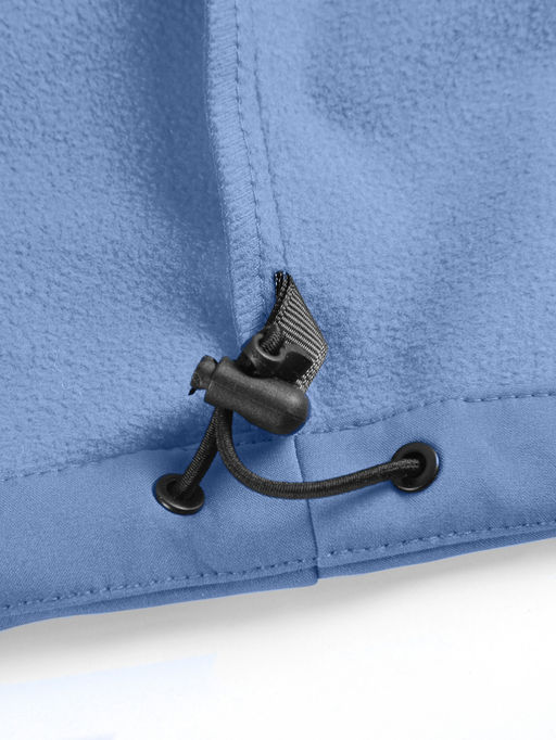 Парка спортивная женская с капюшоном softshell синего цвета 9568S - Mtforce фото 29