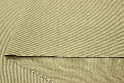 Джинс с ворсом цв.Песочно-оливковый, ш.1.5м, хлопок-100%, 330гр/м.кв - Купава фото 2