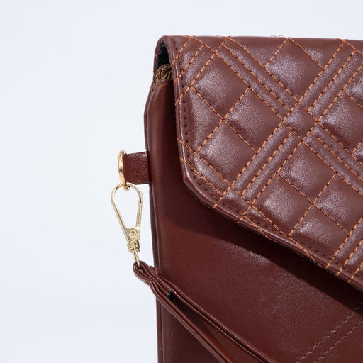 Клатч на молнии, цвет коричневый - Simaland фото 5