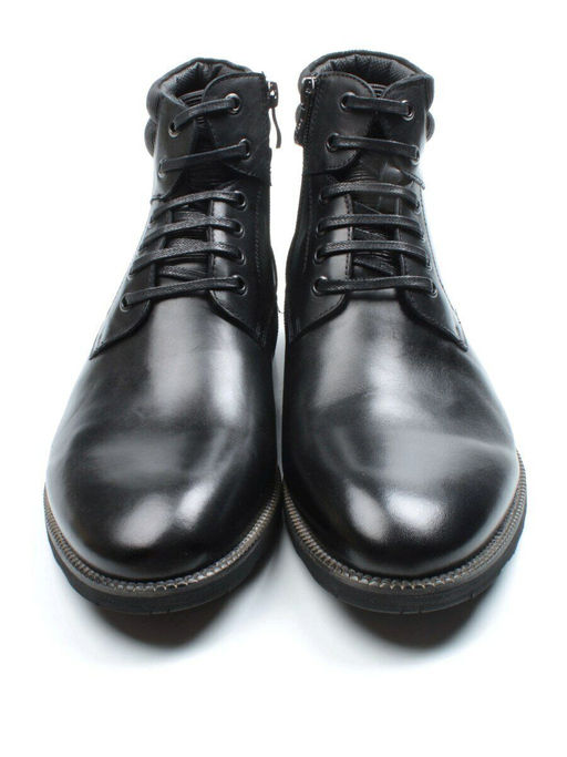 01-H9041-D11-SW3 BLACK Ботинки демисезонные мужские (натуральная кожа)