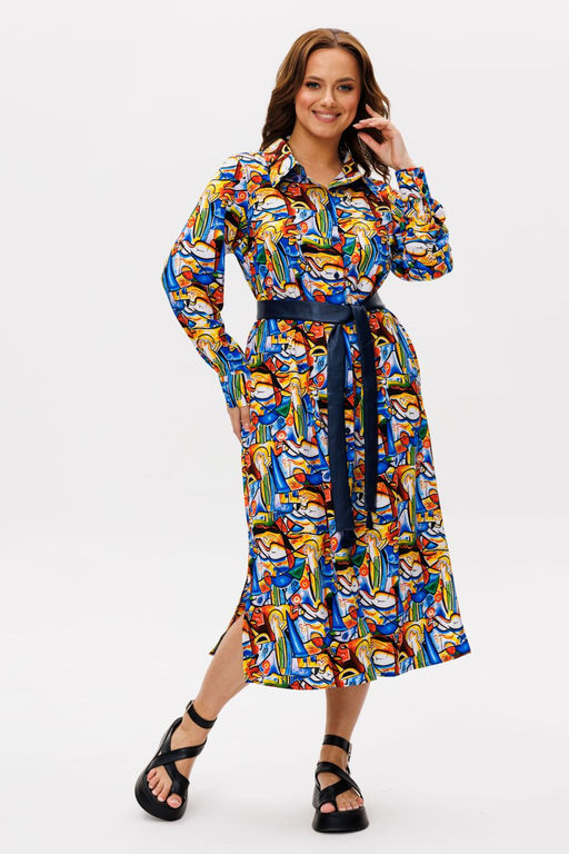 Платье ANELLI 1341 пикассо  фото 6