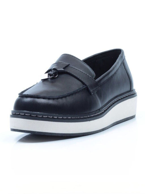 03-5061-1 BLACK Лоферы женские (натуральная кожа)