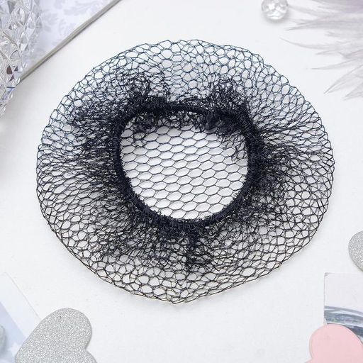 Цена за 12 шт. Сетка для волос, чёрная
