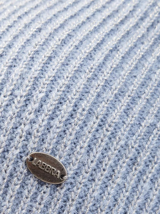 Шапка жен. кид-мох+альп+шерсть LB-N88037A denim blue - Labbra фото 7