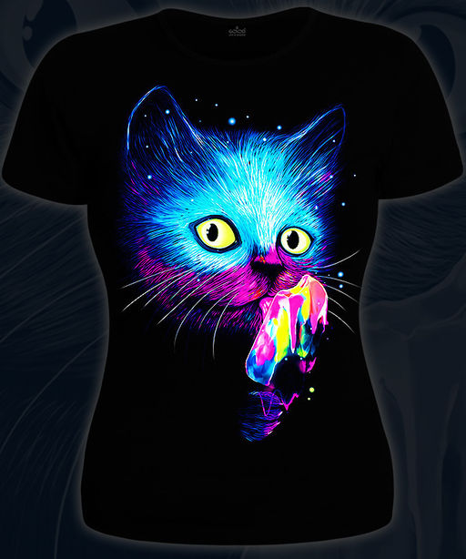 Футболка женская Fluro Ice Cream - Good фото 3