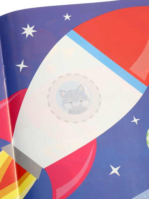 Цена за 3 шт. Книжка с наклейками "Едем, летим, плывём", 16 стр