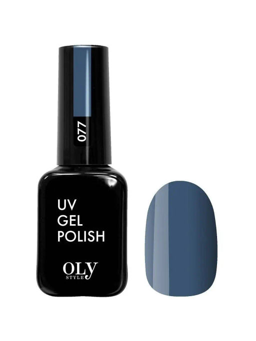 OLYSTYLE гель-лак для ногтей тон 077 сине-серый (срок3.2025г)