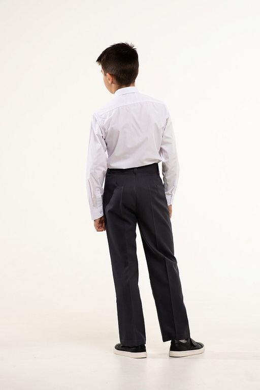 Серые школьные брюки для мальчика Инфанта, модель 0905/5 фото 2