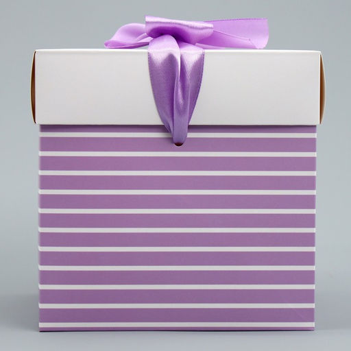 Цена за 2 шт. Коробка подарочная складная, упаковка, «Present», 15 х 15 х 15 см