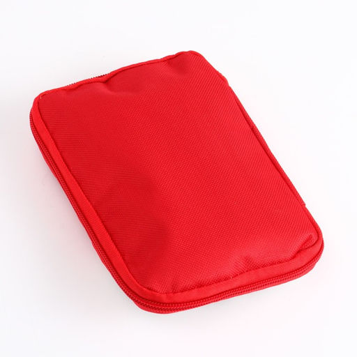 Косметичка-аптечка походная на молнии, с отделами, на подкладке, алая - Simaland фото 2