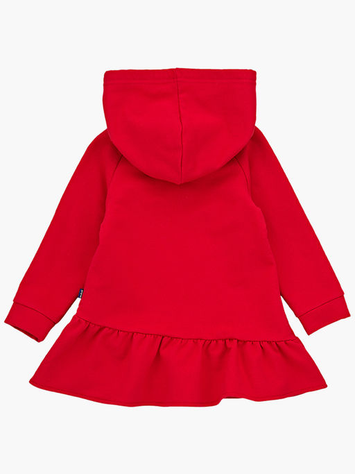 Платье с капюшоном для малышей UD 6718 красный - Mini maxi фото 7