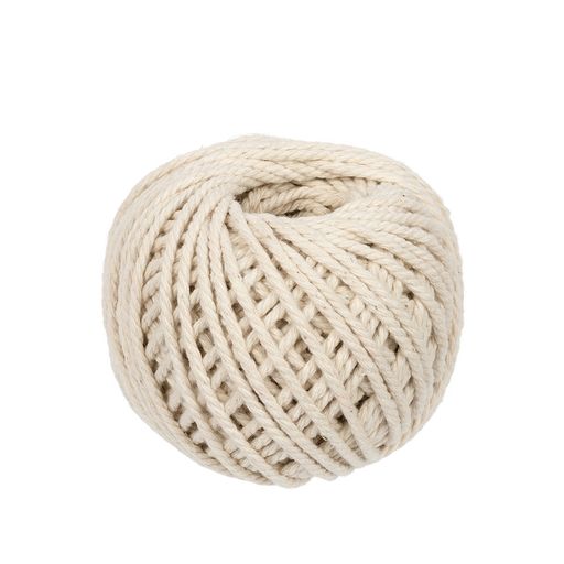 Шпагат хлопчатобумажный ШХ3 100% хлопок 3 мм 55 я 50 м  5 % суровый