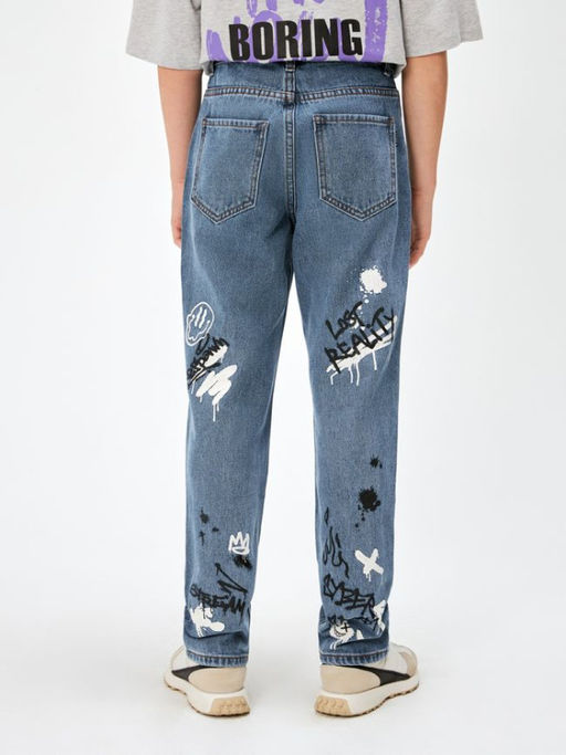 20130440008, Брюки джинсовые детские для мальчиков Melman синий