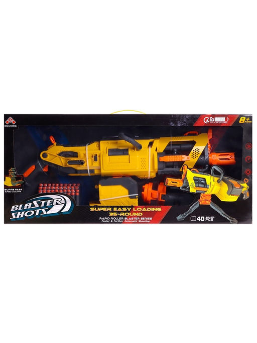 Бластер Скорострел, стреляет мягкими пулями, работает на батарейках - Simaland фото 17