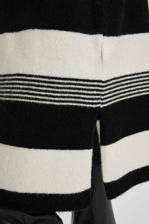 Кардиган стандартного кроя с V-образным вырезом - Defacto фото 9