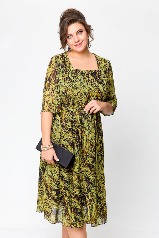 Блуза Swallow 803.2 черный+серебряный узор фото 1040