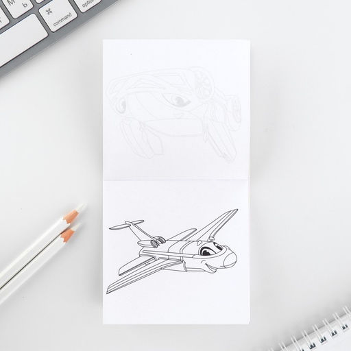 Цена за 2 шт. Подарочный набор: блокнот-раскраска и восковые мелки 23 февраля - Artfox фото 3