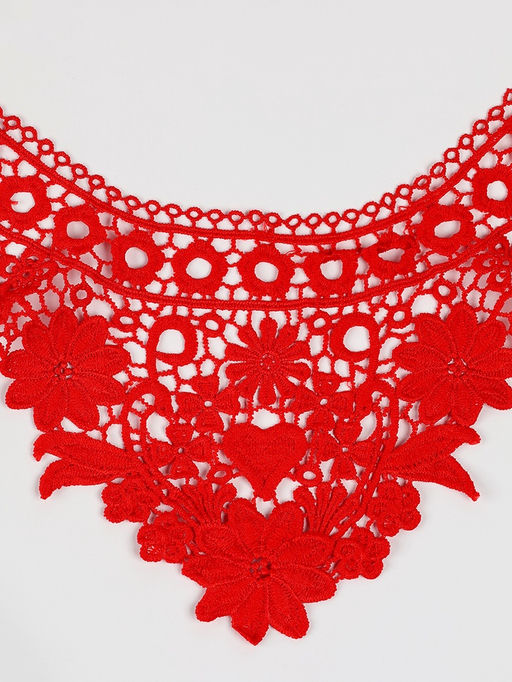 Карнавальный набор «Девица-красавица»: воротник, баска с цветами