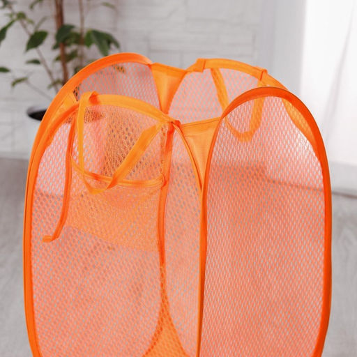 Корзина для игрушек с ручками (сетка), цвета МИКС - Simaland фото 3