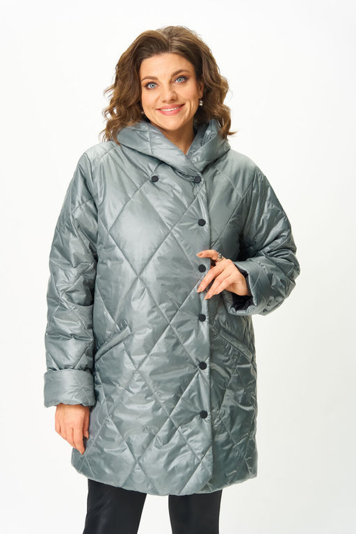 Пальто Anastasia Mak 1055-1 мох фото 5