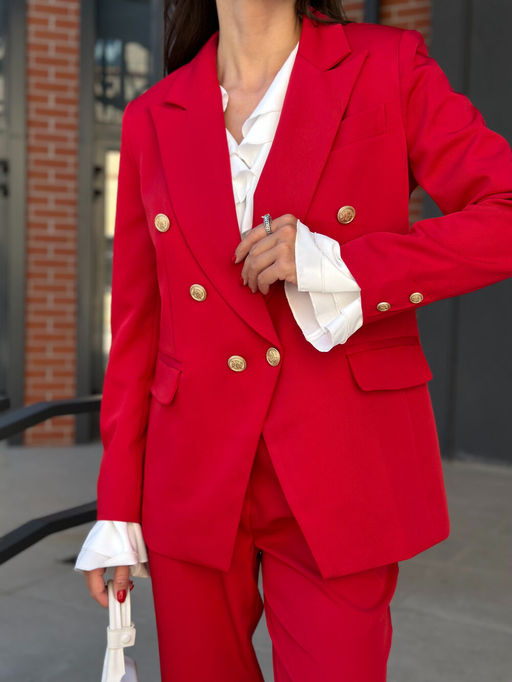 Жакет AURA 1113-176 красный фото 3