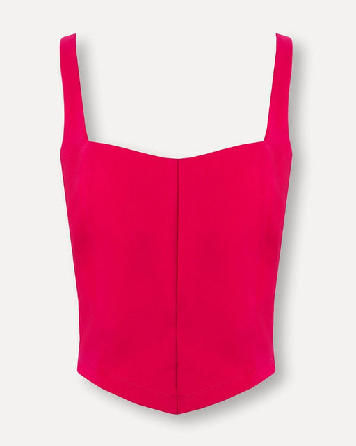 Приталенная блузка-топ корсетного кроя - Incity фото 12