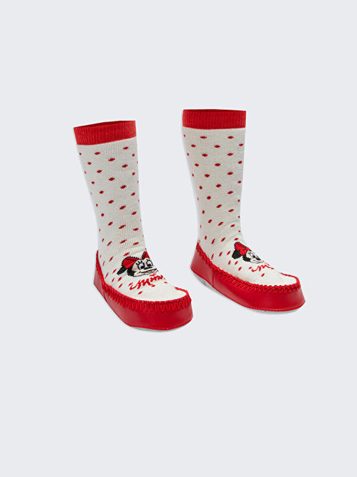 Minnie Mouse Desenli K?z Bebek Ev ?orab? - Waikiki фото 2