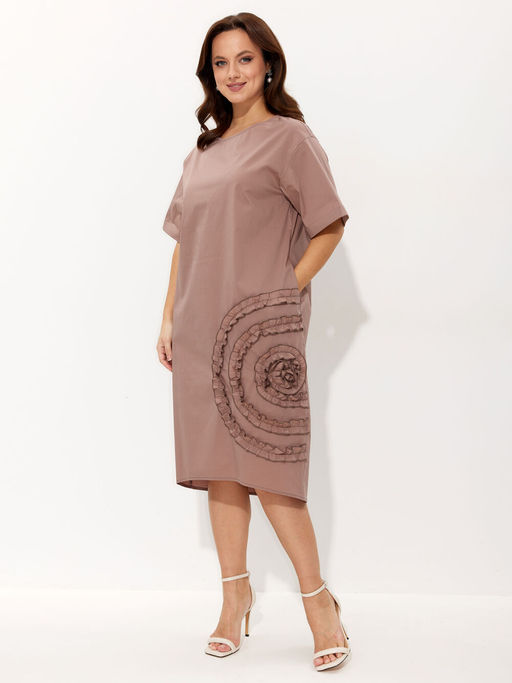 Платье Liona Style 969 мокко фото 3