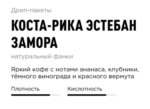 Дрип-пакеты Коста-Рика Эстебан Замора - Tasty coffee фото 3