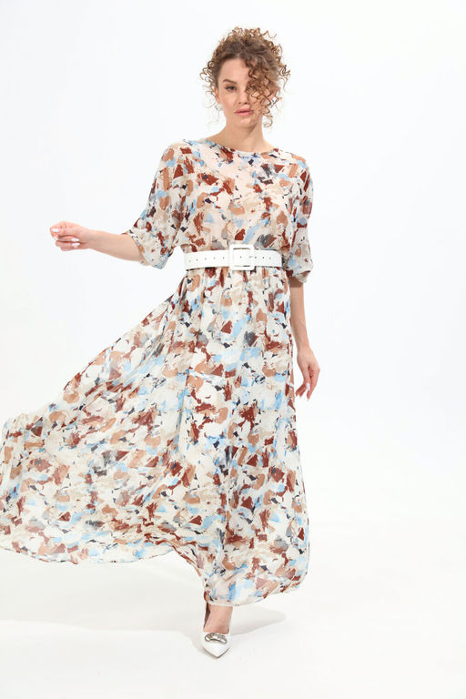 Платье NIKVA н963-1 акварель  фото 4