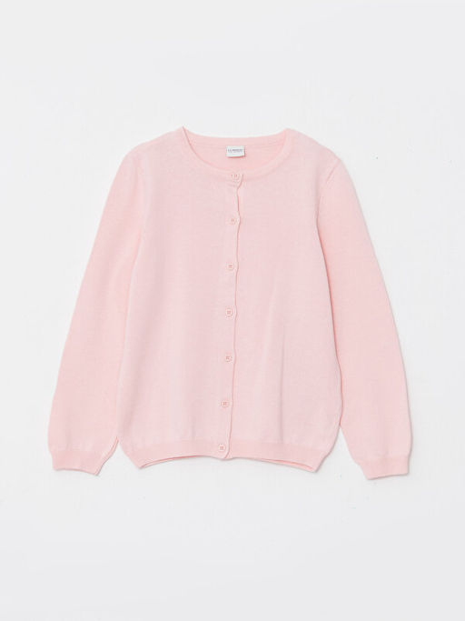 Bisiklet Yaka Basic Uzun Kollu K?z ?ocuk Triko H?rka