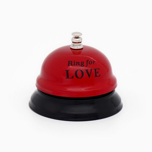 Звонок настольный Ring for a love, 7.5×7.5×6 см