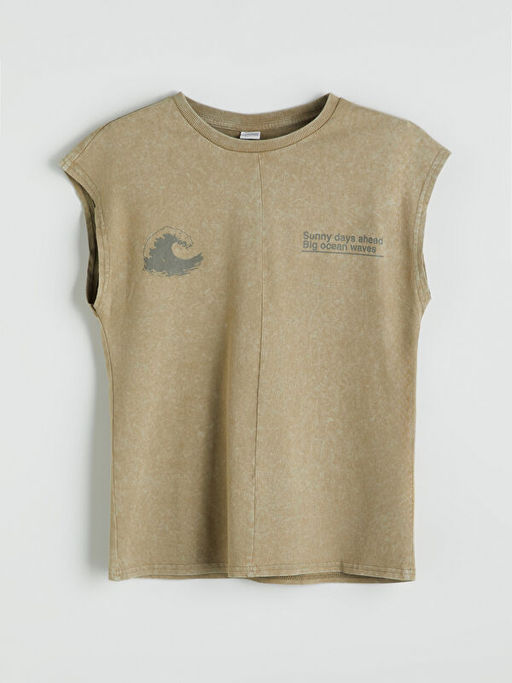 Bisiklet Yaka Erkek ?ocuk Atlet