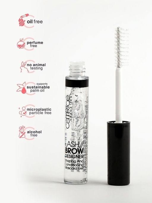 Гель для бровей и ресниц Lash & Brow Designer-Shaping and Conditioning Gel - Catrice фото 5