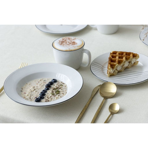 Тарелка суповая керамическая С любовью, d=22.4 см, ручная работа