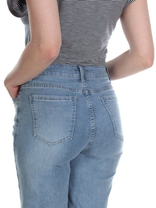 10105 BLUE Джинсы женские AMG JEANS (98% хлопок, 2% лайкра)