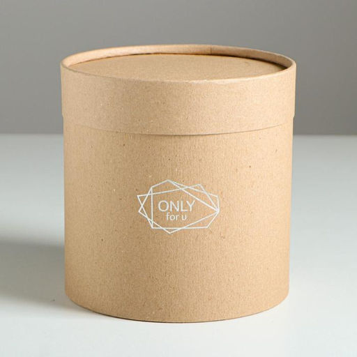 Набор шляпных коробок из крафта 2 в 1 Only for you, 12 х 12, 15 х 15 см - Дарите счастье фото 2