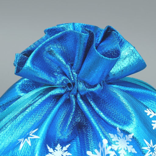 Цена за 10 шт. Мешочек подарочный парча «Новогоднее желание», 20 х 30 см +/- 1.5 см