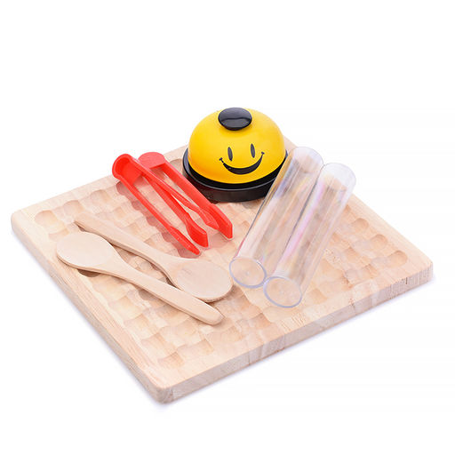 Развивающий модуль с шариками и колокольчиком, в коробке - Щепочка фото 2