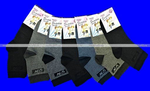 Цена за 10 пар. Золотая игла носки детские с-401 Полоса GN