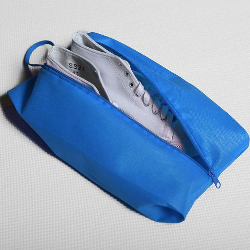 Сумка для обуви на молнии, цвет синий - Simaland фото 3