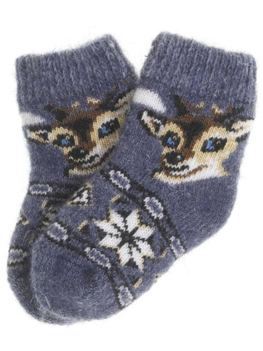 Носки детские "Оленёнок и орнамент" 6366-3