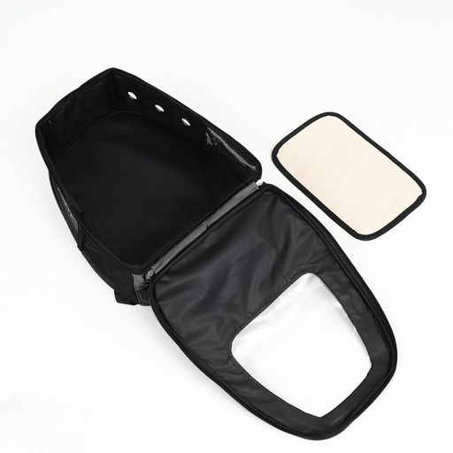 Рюкзак для переноски животных с окном для обзора, серый - Пижон фото 12