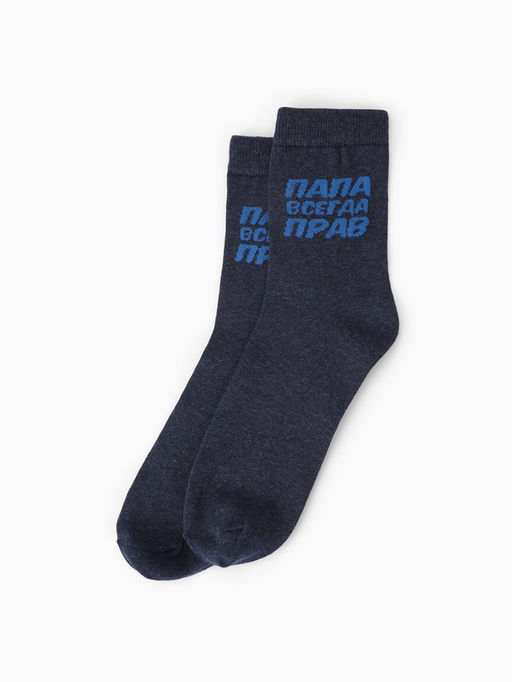 Носки мужские Папа может, набор 2 пары, размер 41-44 (27-29 см)