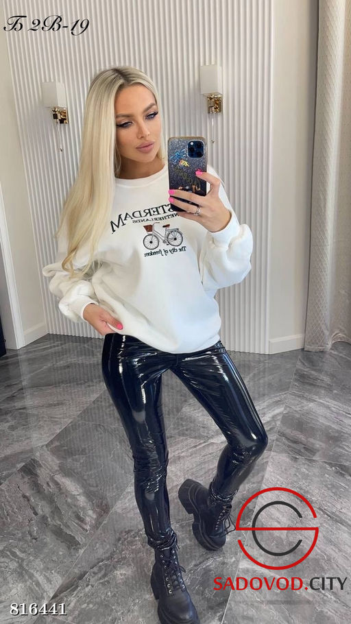 Свитшот на флисе женский - Bruno фото 4