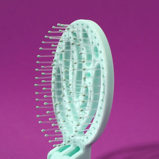 Цена за 2 шт. Расчёска массажная, складная, с зеркалом, 9.5×5.5 см, МИКС