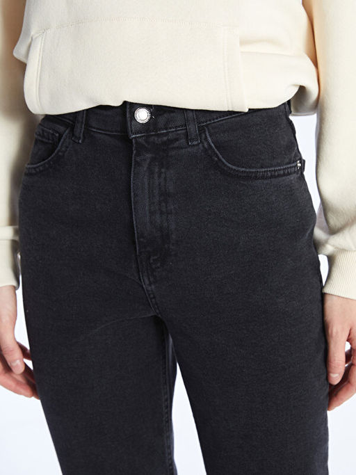 Mom Fit Kad?n Jean Pantolon
