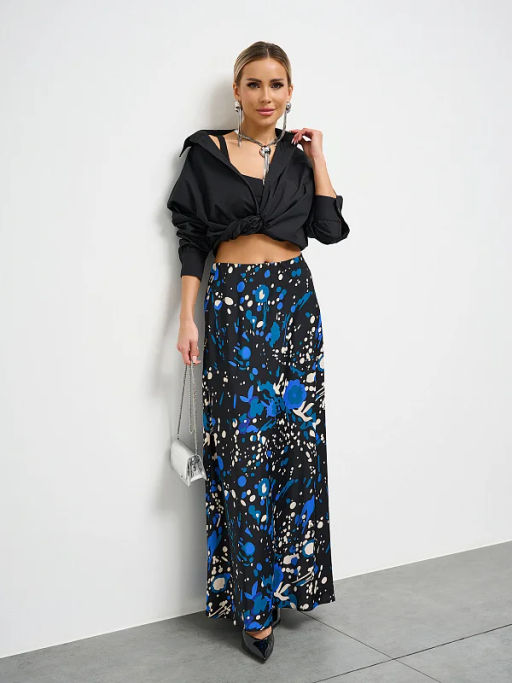 JETTY Юбка атласная макси  фото 16