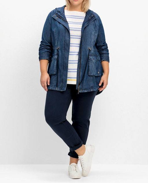 Парка, синяя - Sheego фото 3